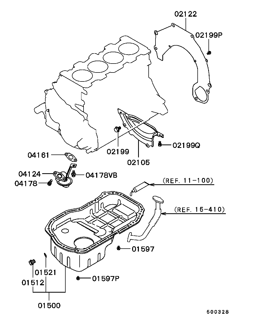 Cover, Rear Plate & Oil Pan