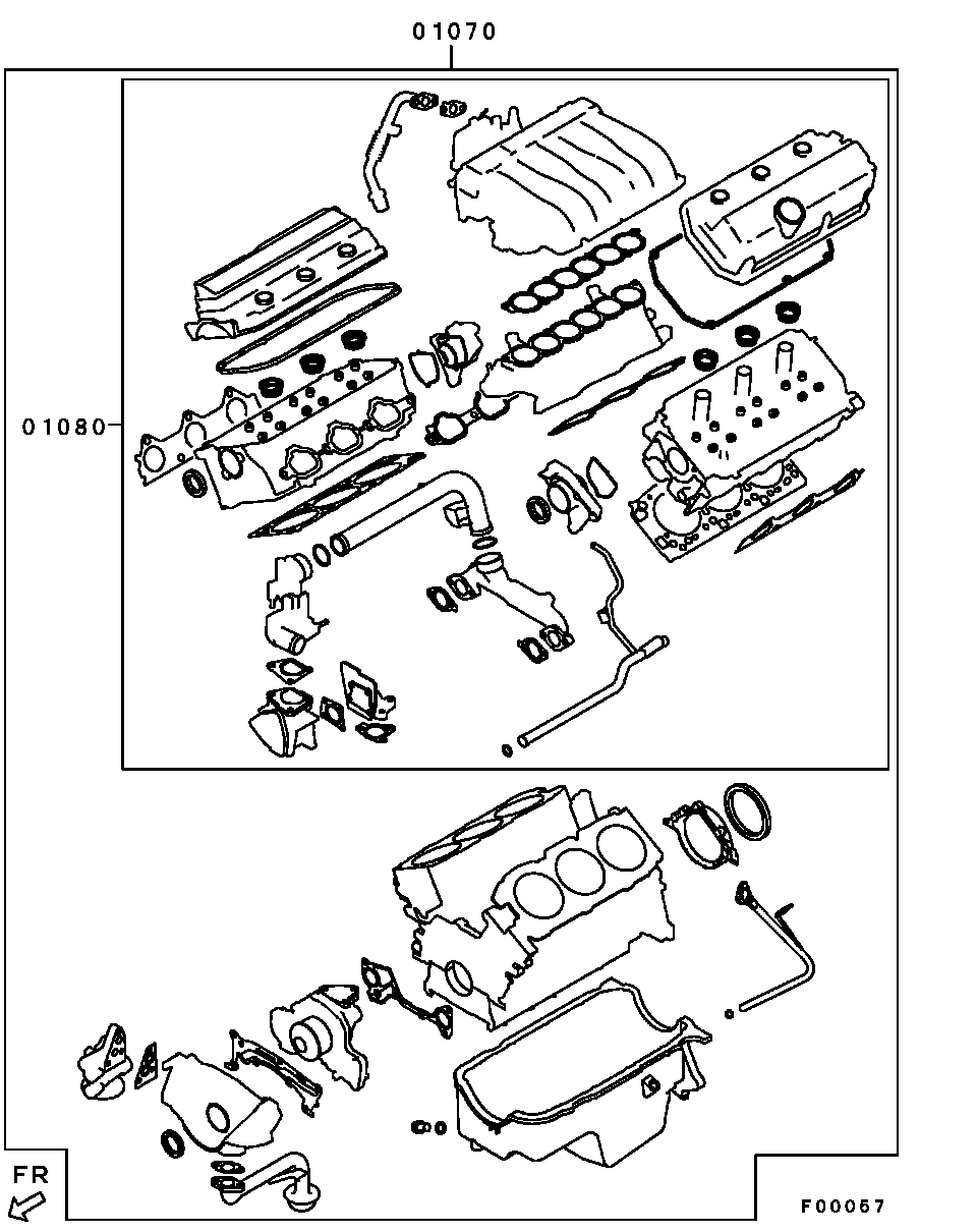 Engine Overhaul Gasket Kit