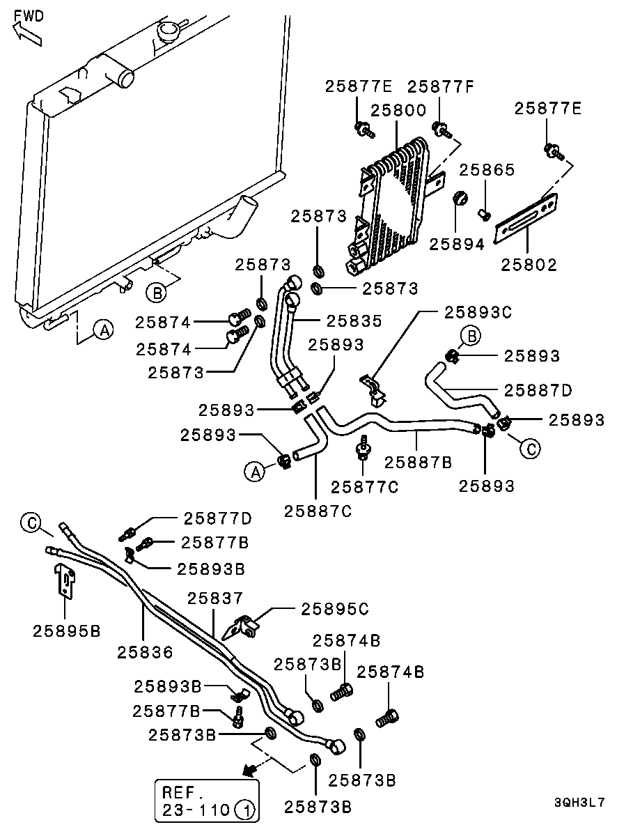 Transmission Oil Cooler & Tube
