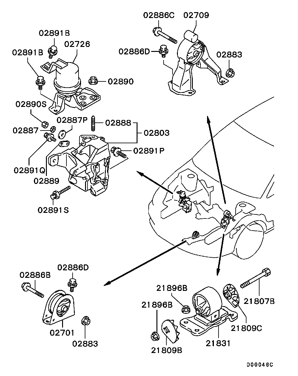 Montaje del motor, soporte
