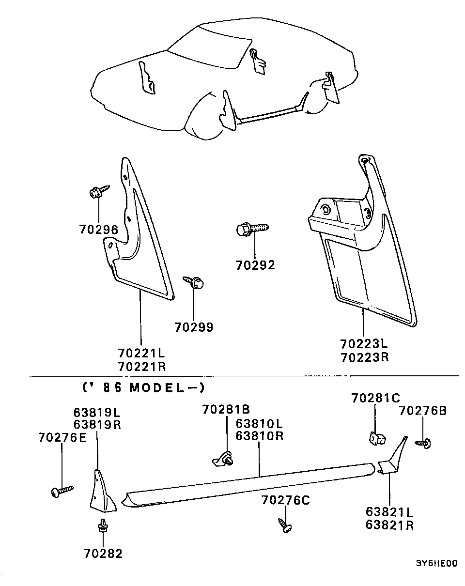 Mud Guard, Shield & Stone Guard
