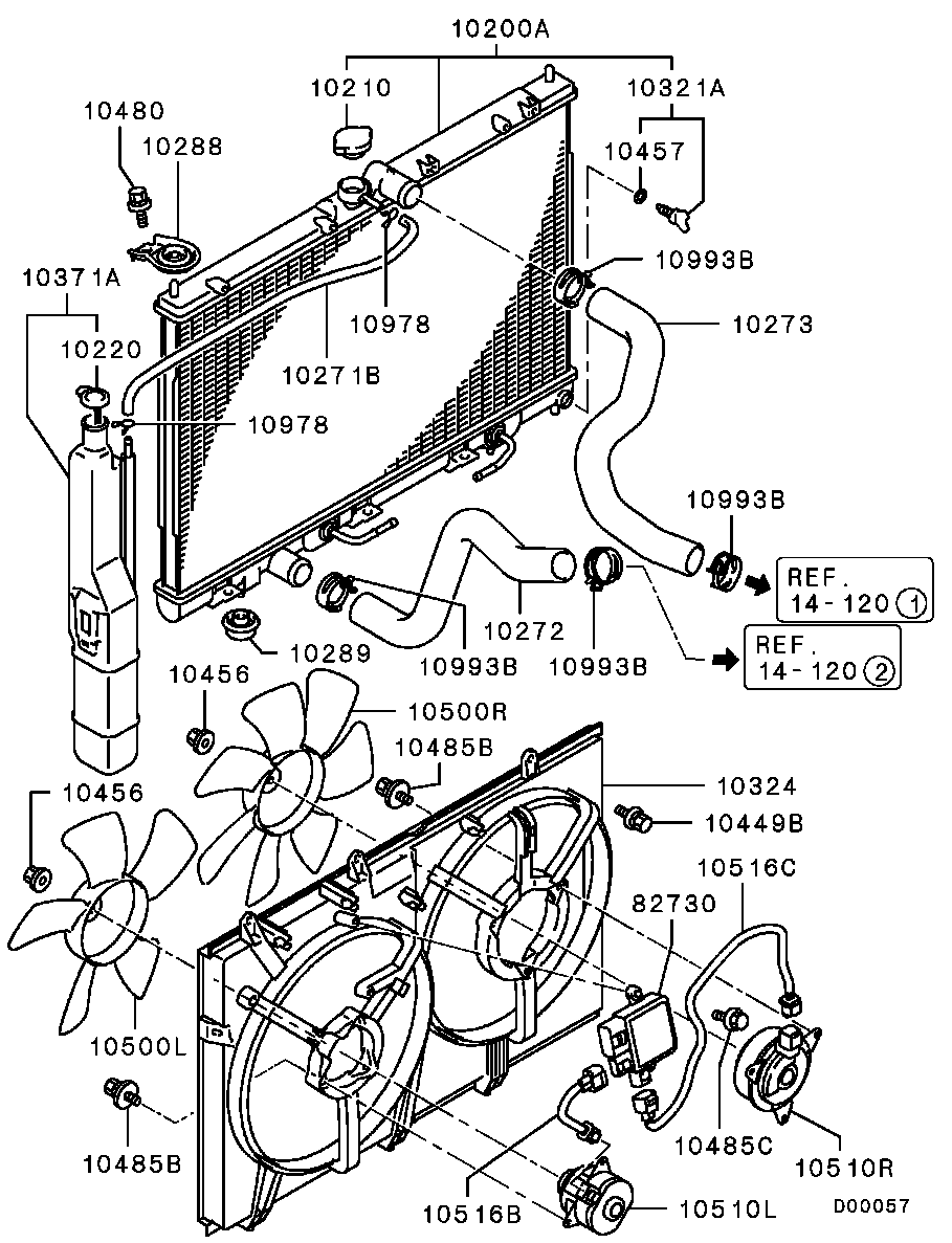 Radiator Hose Condenser Tank