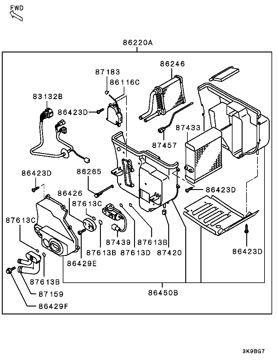 Rear Heater Unit