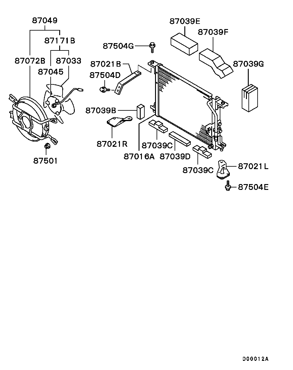 A/C Condenser, Piping