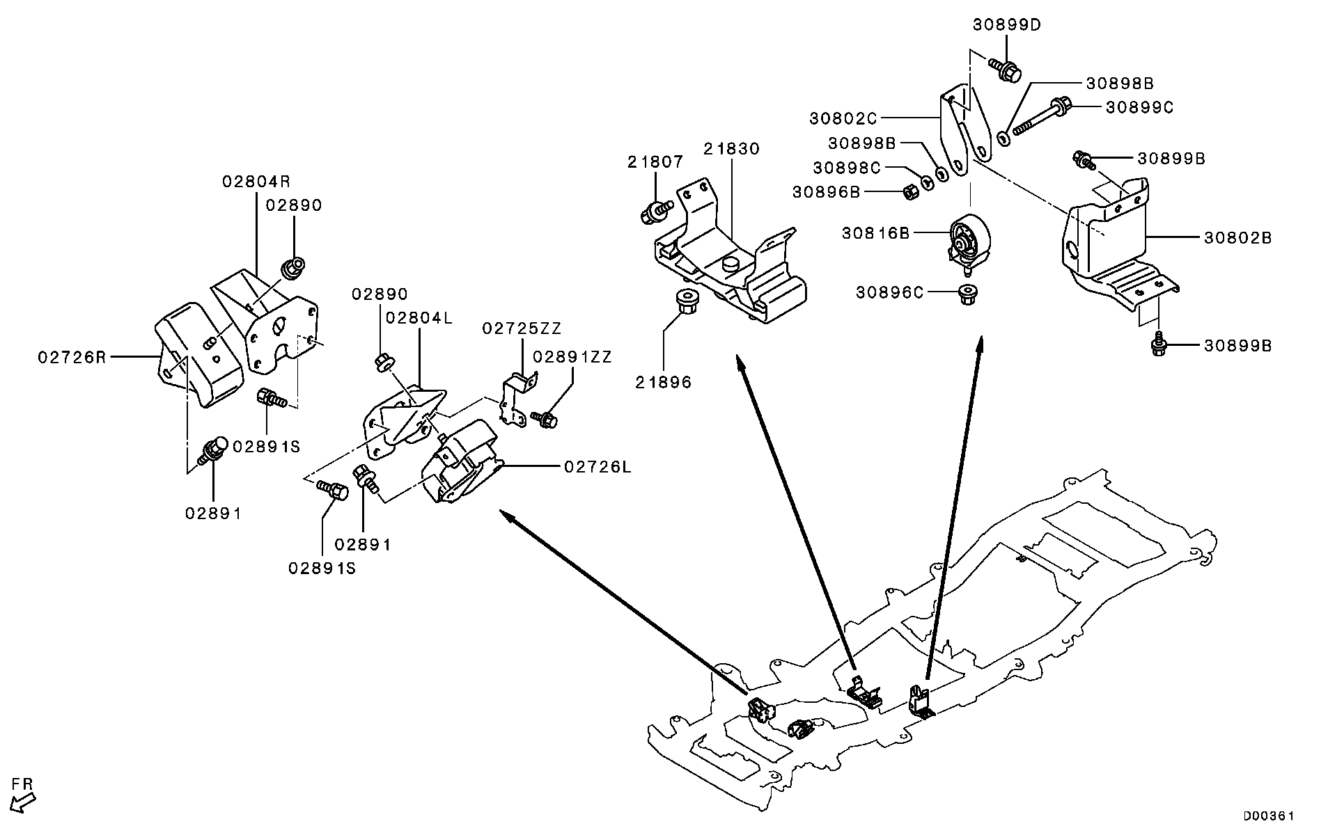 Engine Mounting, Support