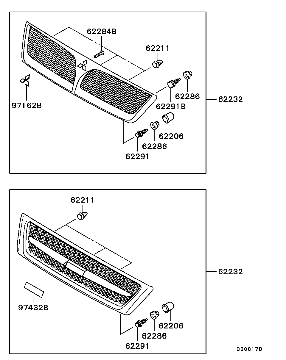 Radiator Grille Headlamp Bezel