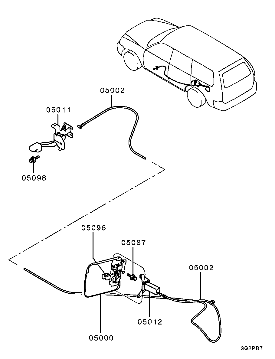 Fuel Filler Lid Lock