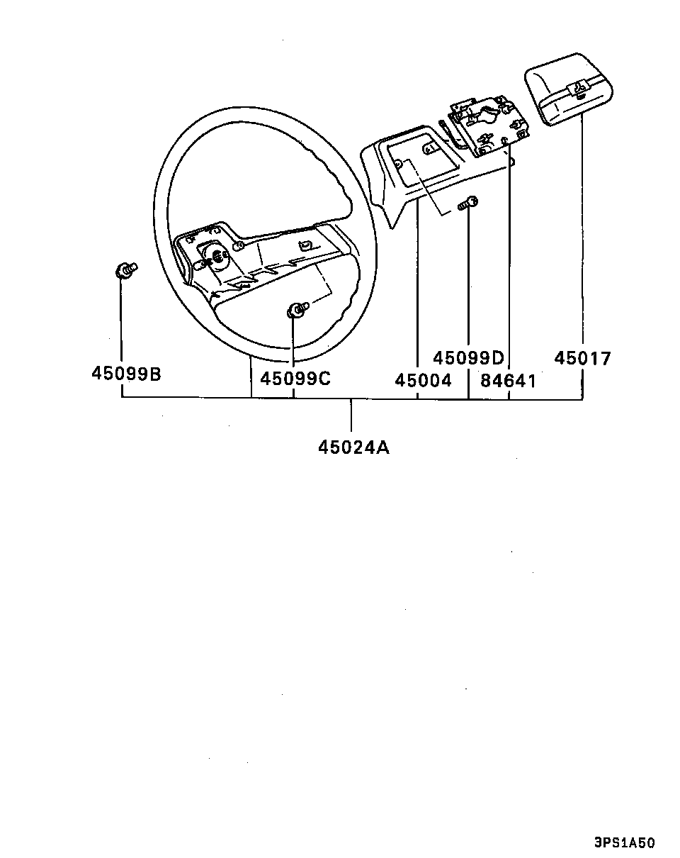 MF453032 Screw,Steering Wheel Mitsubishi | YoshiParts
