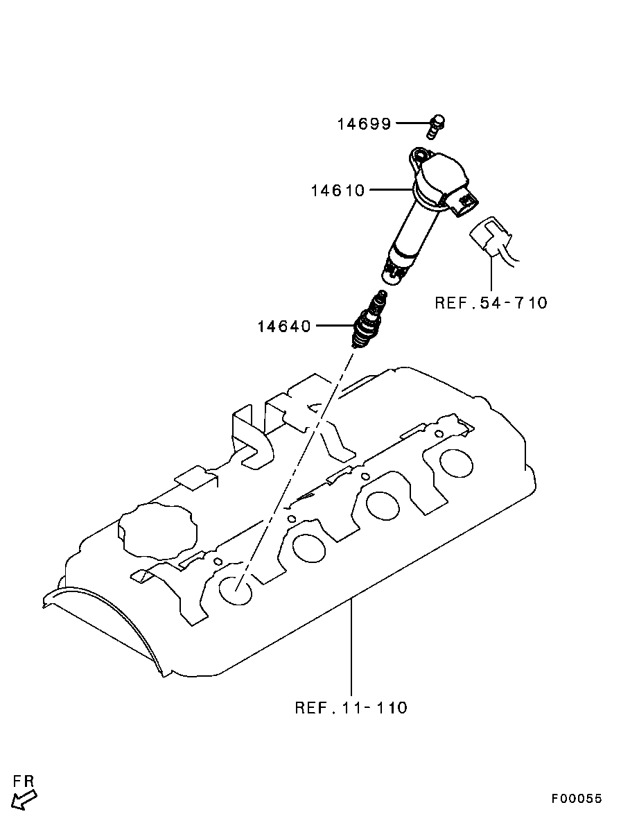 Spark Plug, Cable & Coil