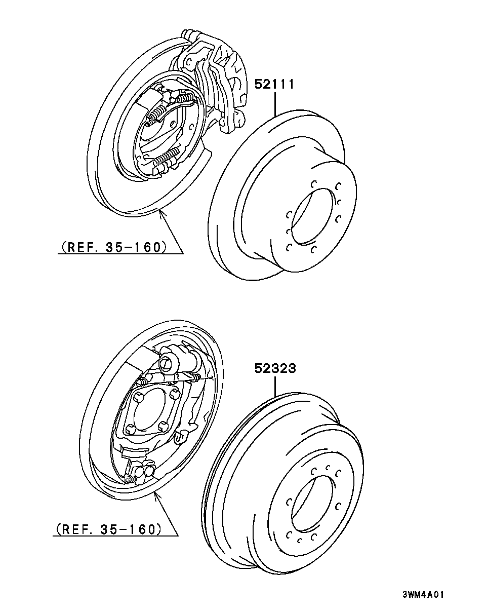 Rear Axle Hub Drum