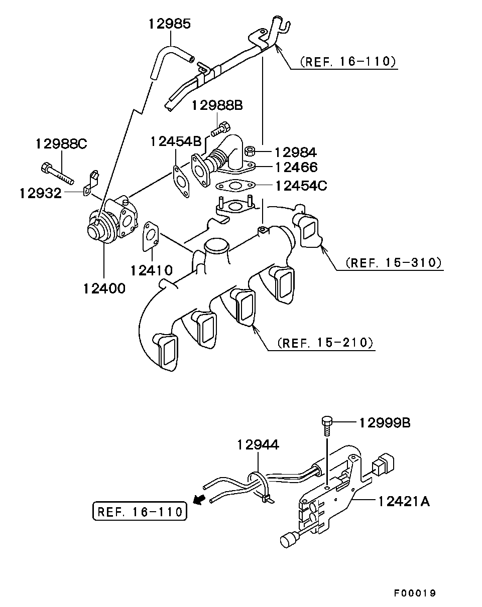 ME202406 Valve,Egr Mitsubishi | YoshiParts