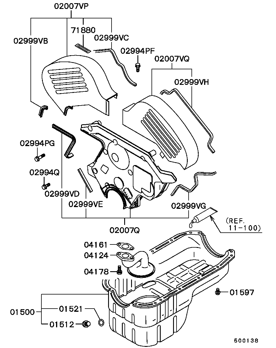Cover, Rear Plate & Oil Pan
