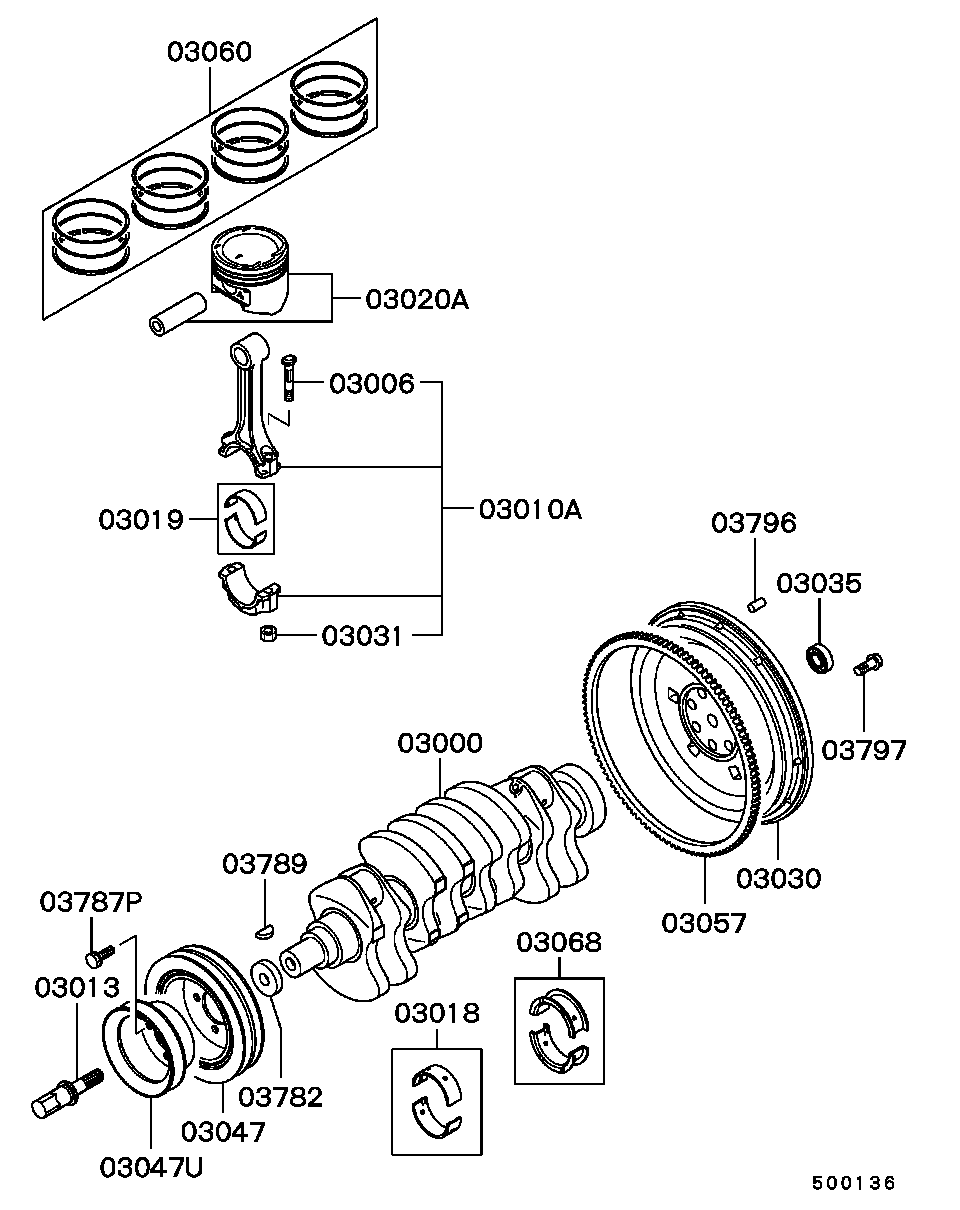 Piston Crankshaft