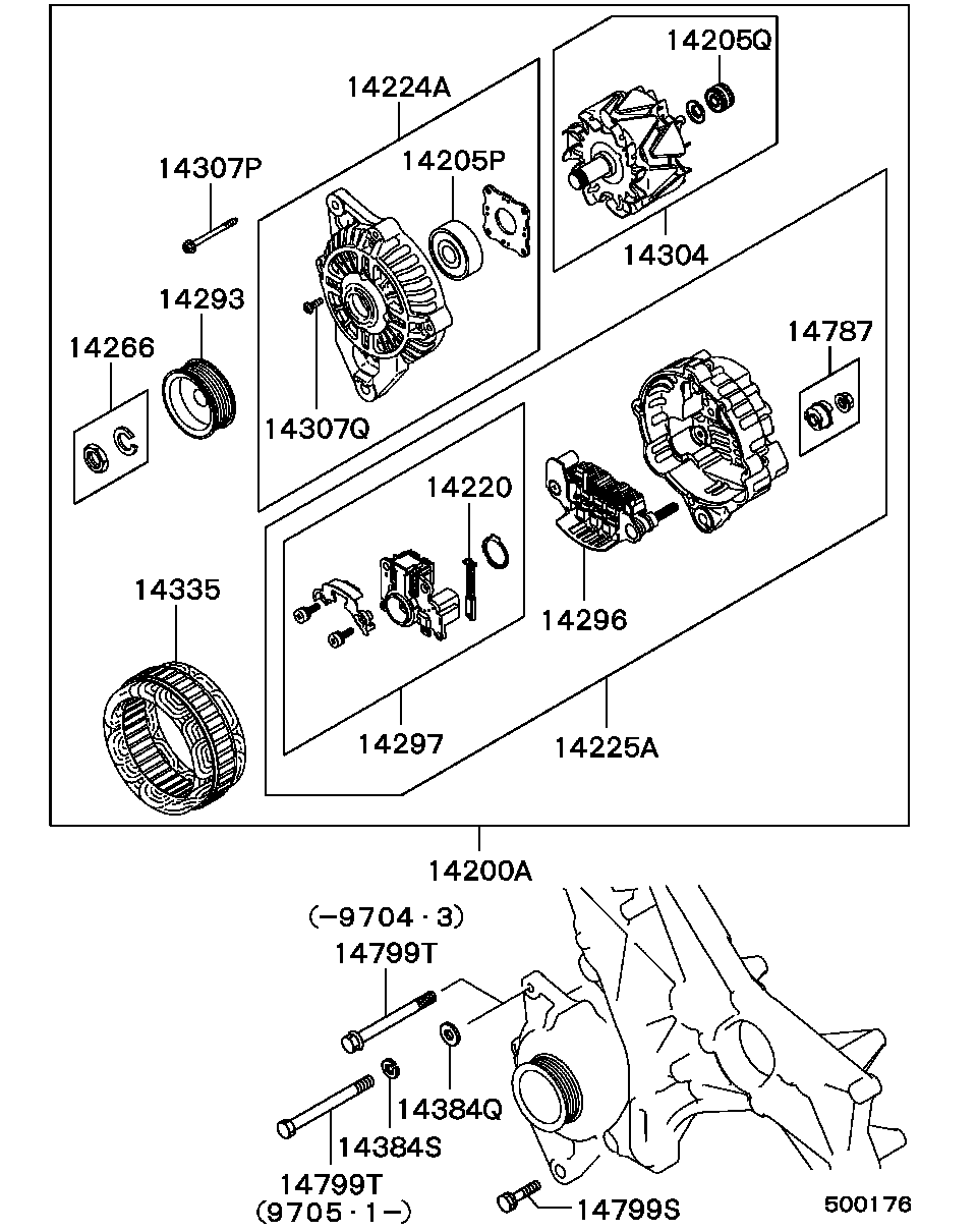 Alternator & Vacuum Pump