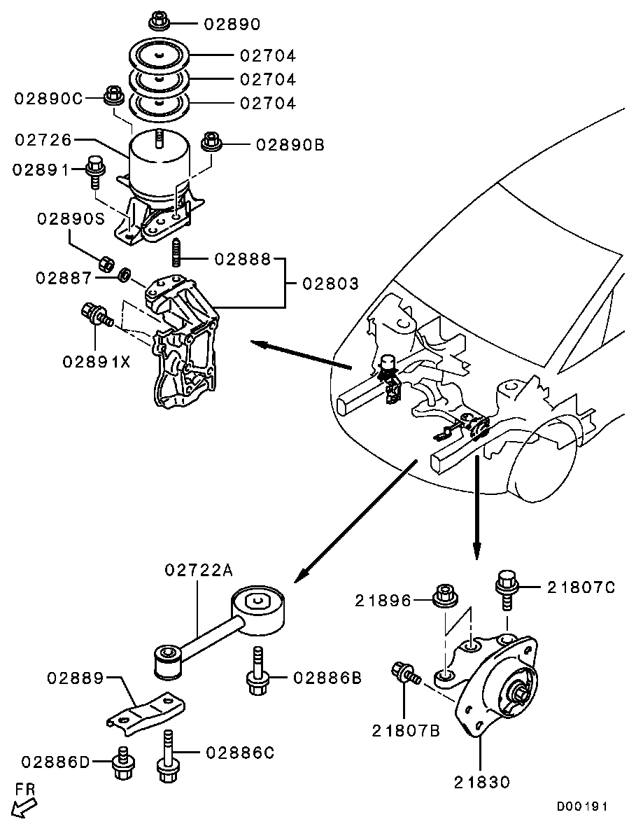 Engine Mounting, Support