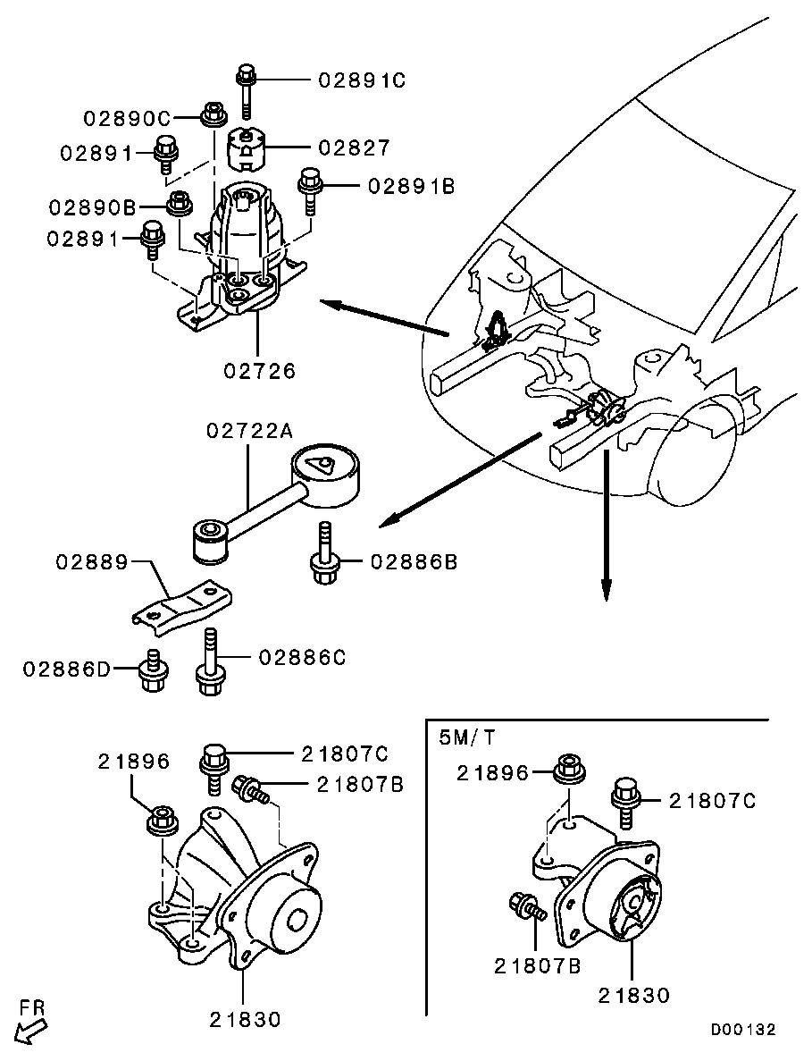 Engine Mounting, Support