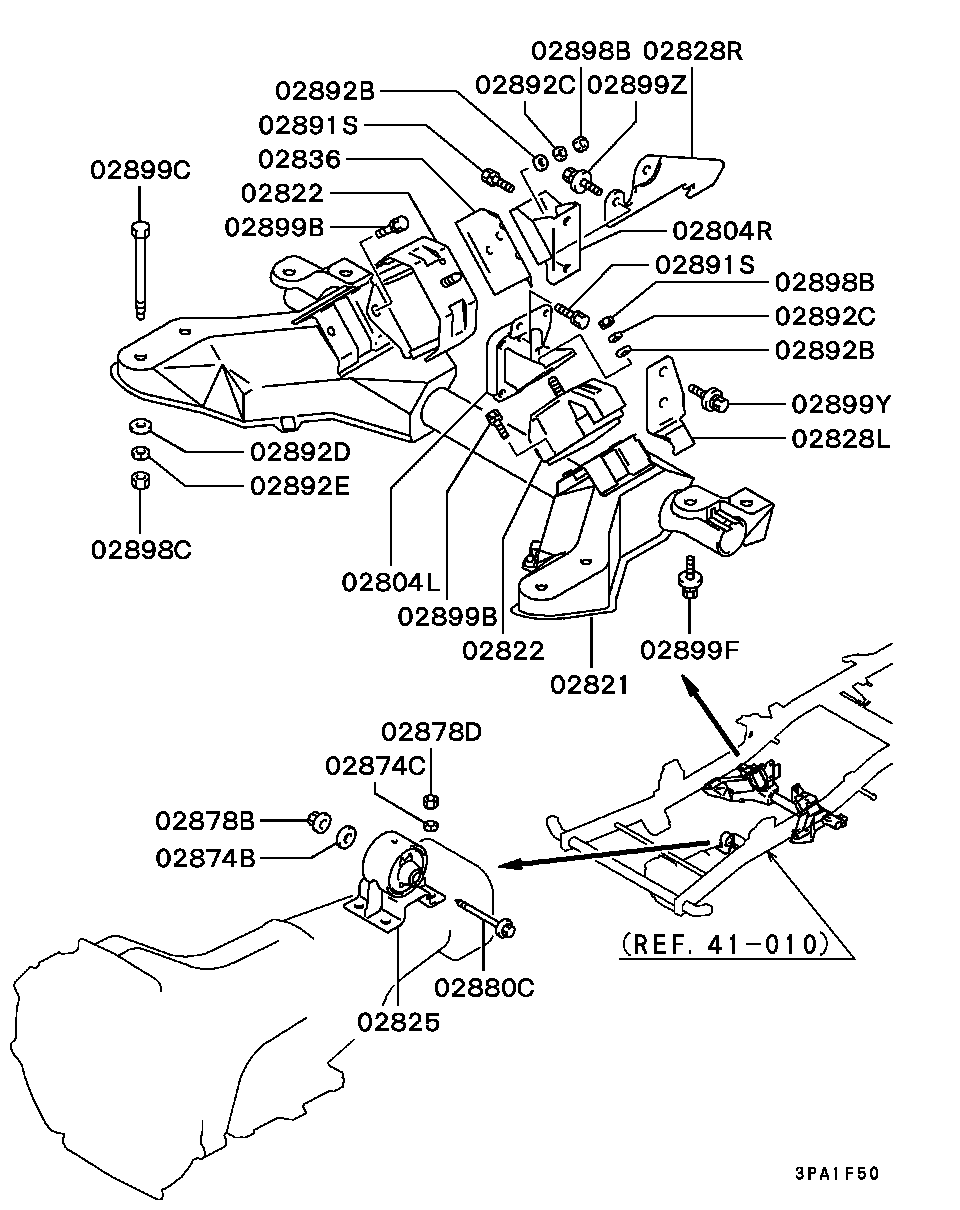 Engine Mounting, Support