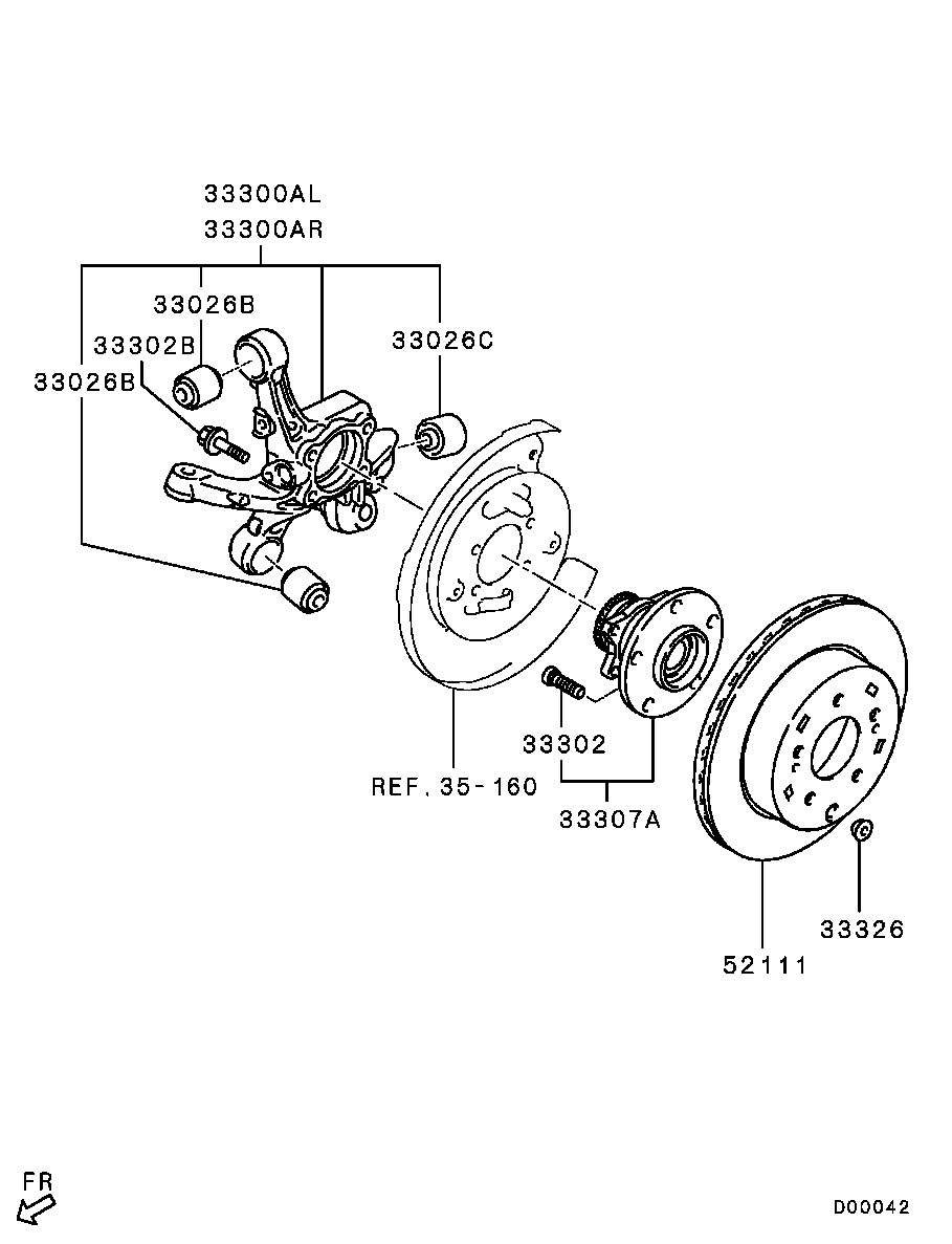 Rear Axle Hub Drum