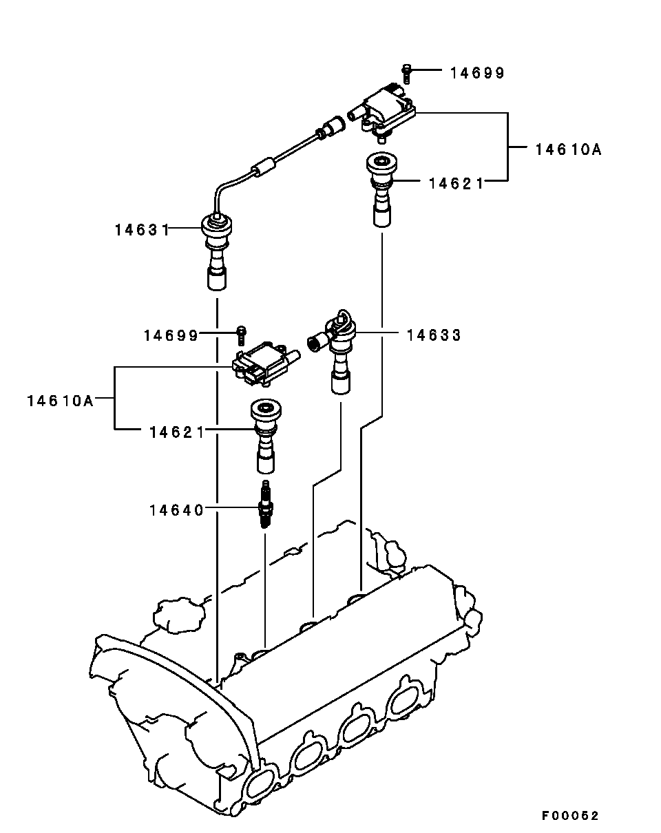 Spark Plug, Cable & Coil