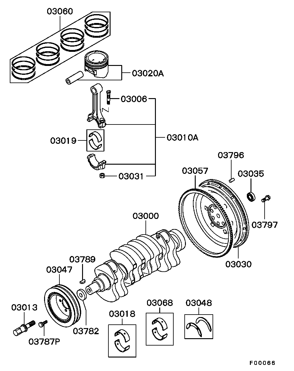 Piston Crankshaft