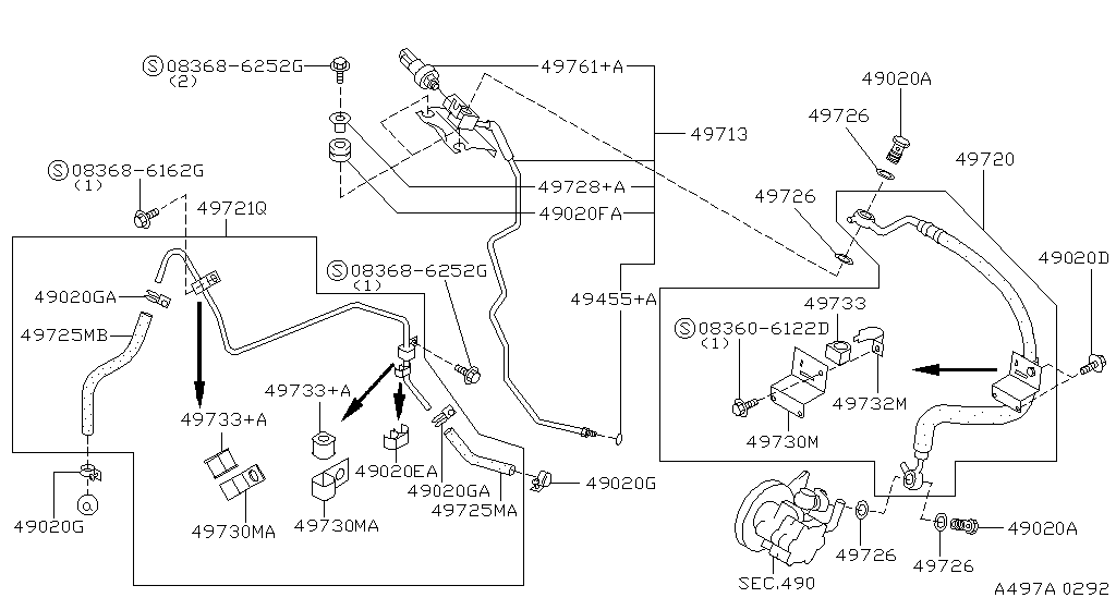 Power Steering Piping
