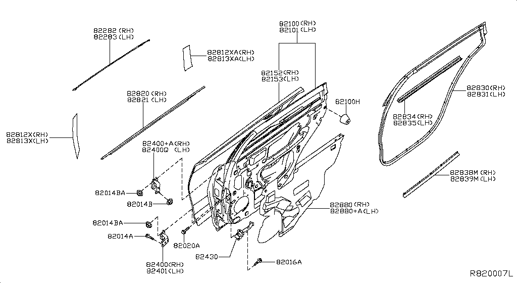 Rear Door Panel & Fitting