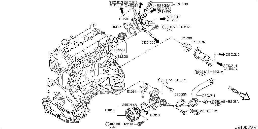 Water Pump & Cooling Fan & Thermostat