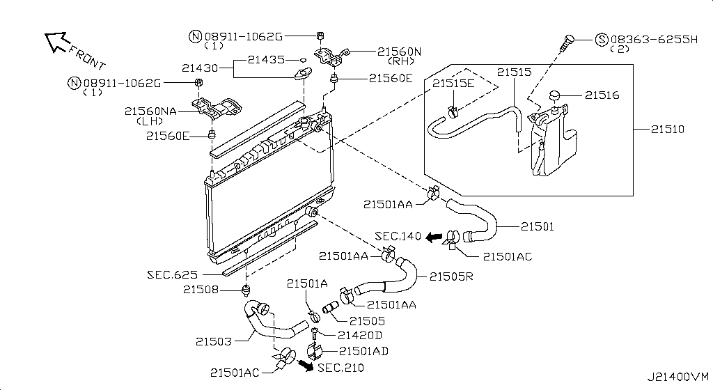 Radiator Shroud Inverter Cooling