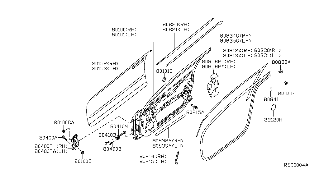 Front Door Panel Fitting