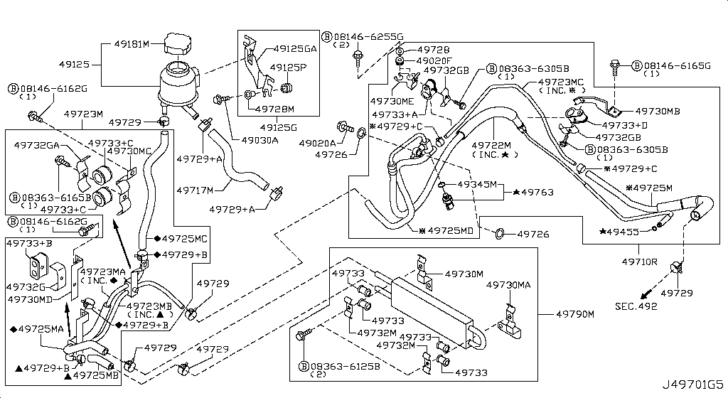 Power Steering Piping