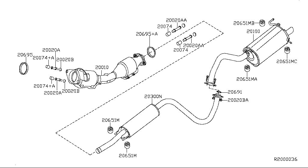 Exhaust Tube Muffler