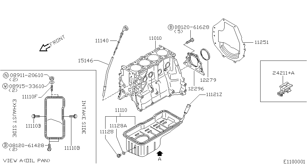 Cylinder Block & Oil Pan