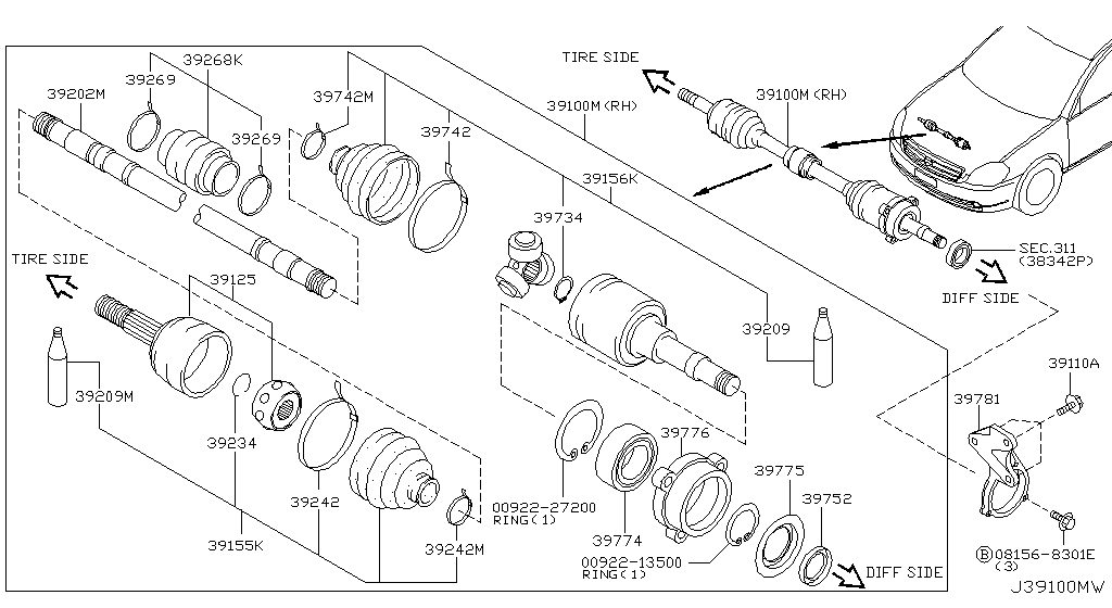 Front Drive Shaft