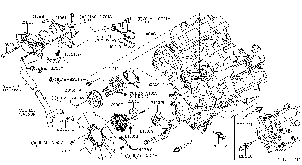 Water Pump, Cooling Fan & Thermostat