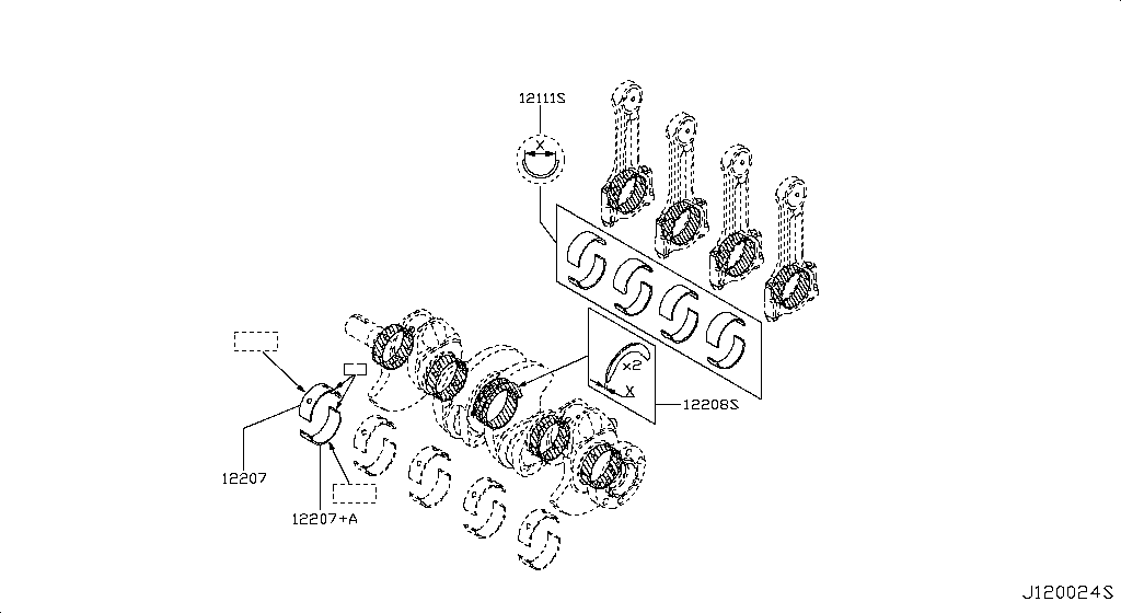 Piston, Crankshaft & Flywheel