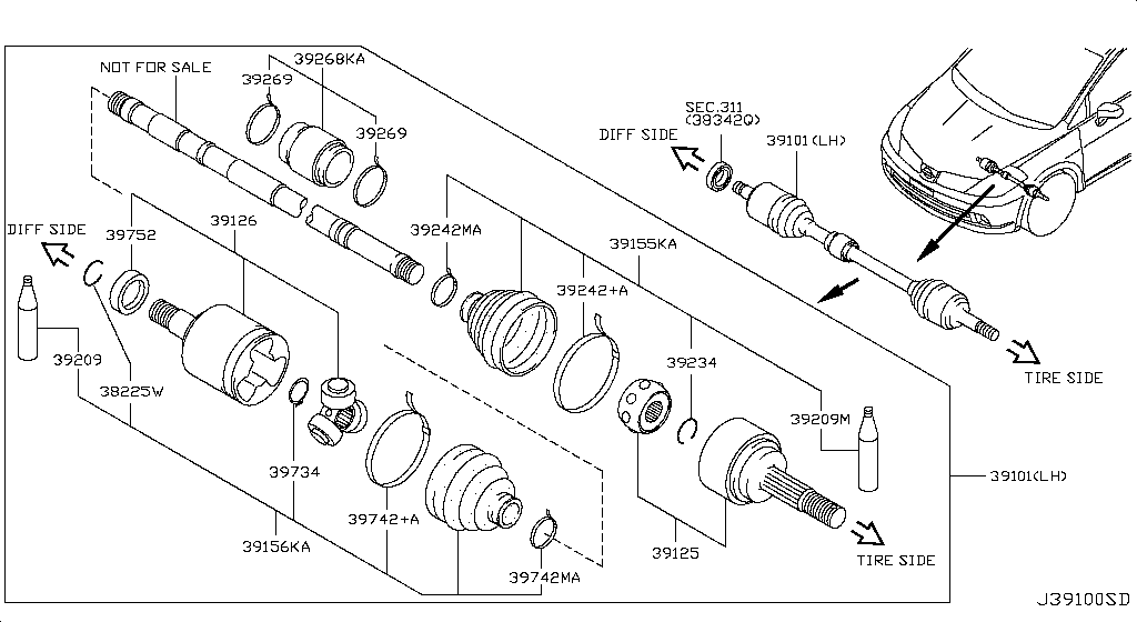Front Drive Shaft