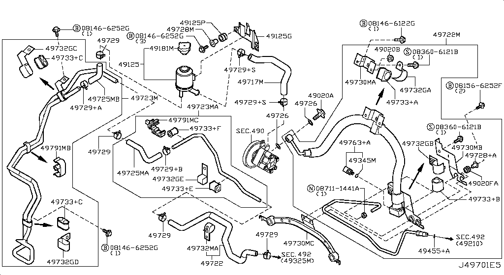 Power Steering Piping