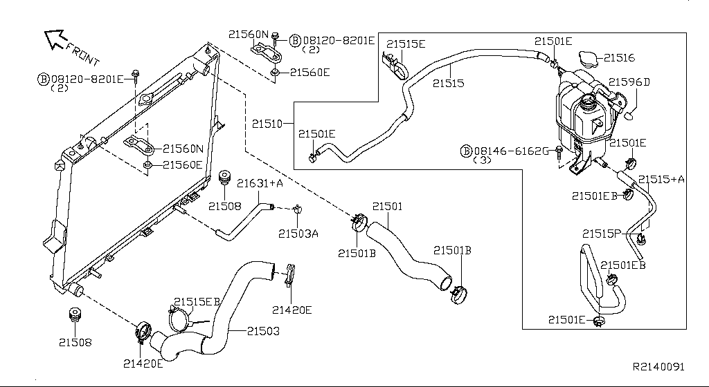 Radiator Shroud Inverter Cooling