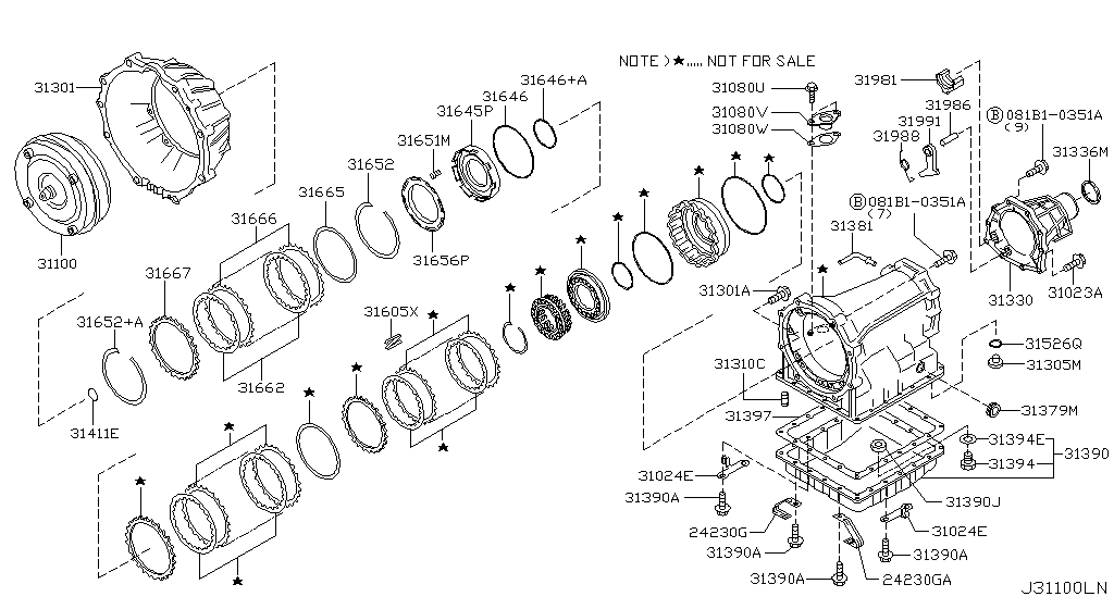 Torque Converter, Housing & Case