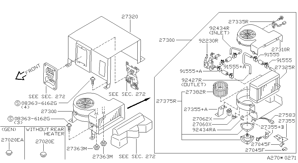 Heater Blower Unit