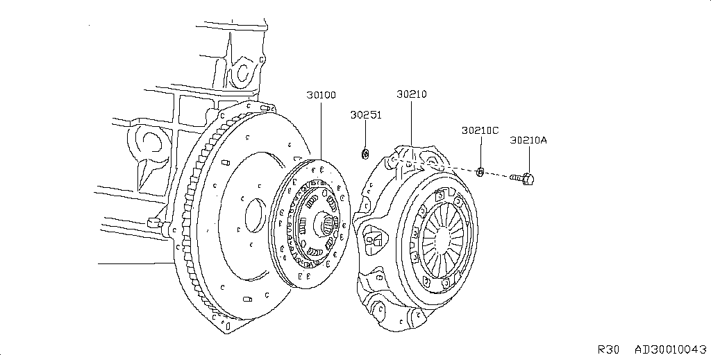 Cubierta del disco de embrague