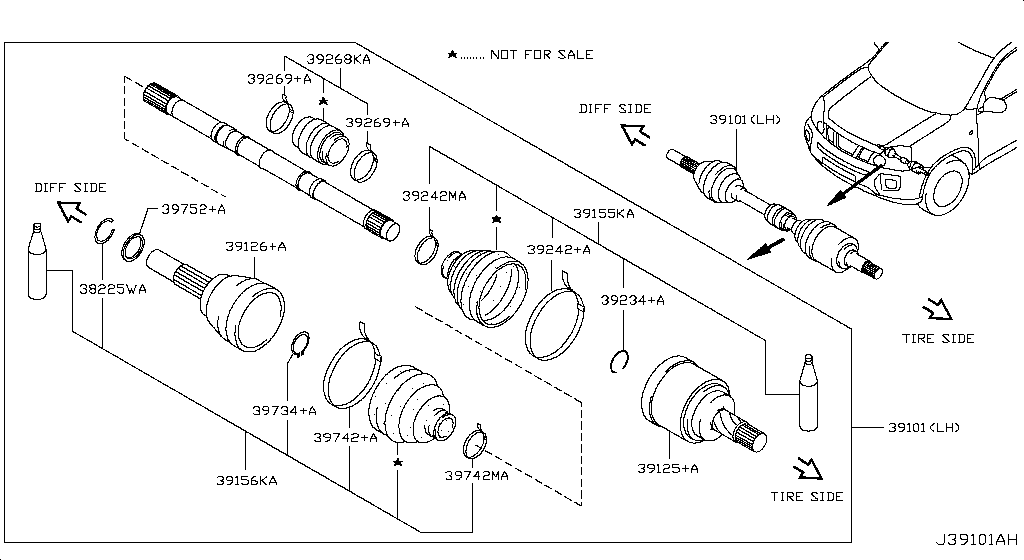 Front Drive Shaft