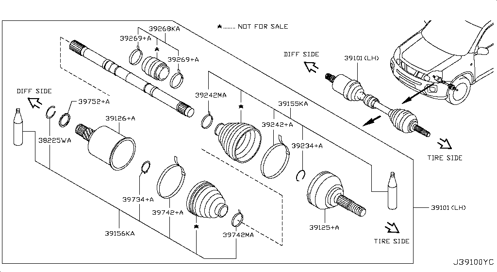Front Drive Shaft