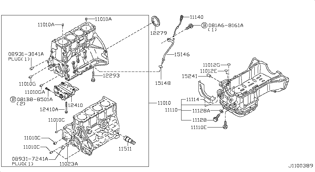 Cylinder Block & Oil Pan