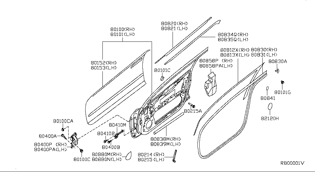 Front Door Panel Fitting