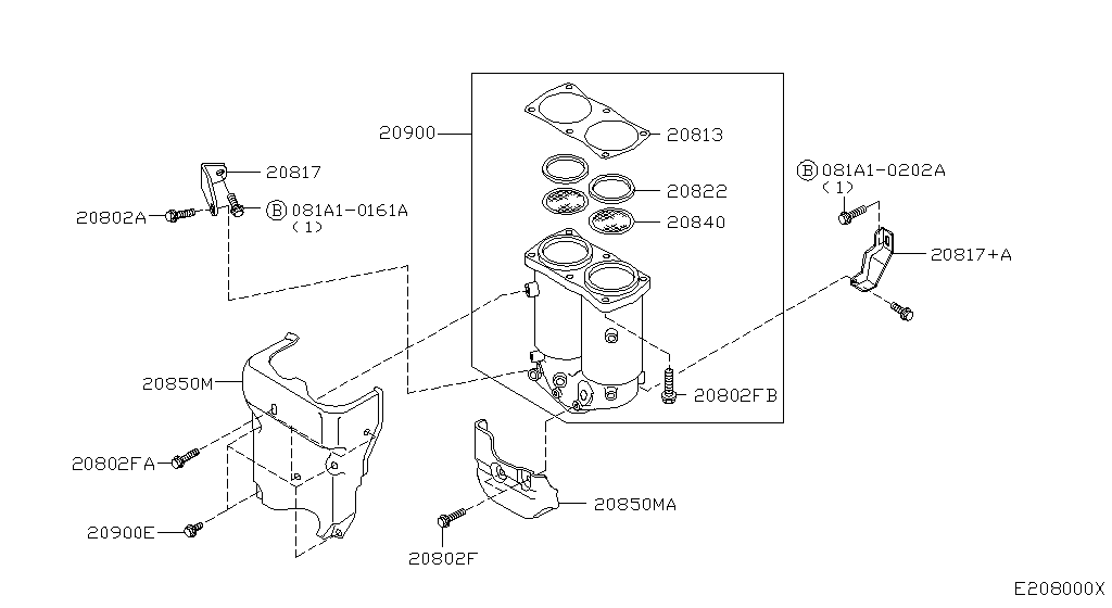 Catalyst Converter, Exhaust Fuel & Ure In