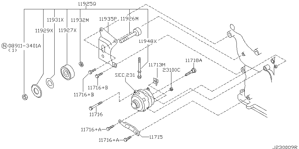 Alternator Fittings