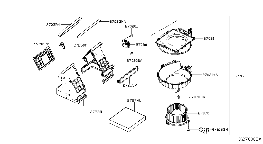 Heater Blower Unit