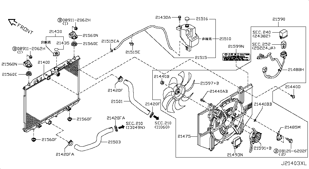 Radiator Shroud Inverter Cooling