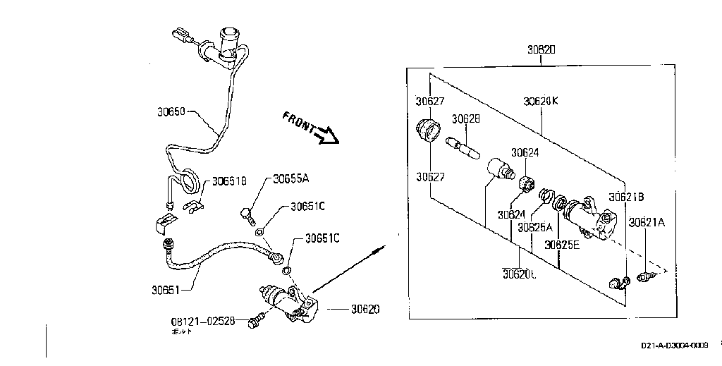 Clutch Operation Cylinder & Piping